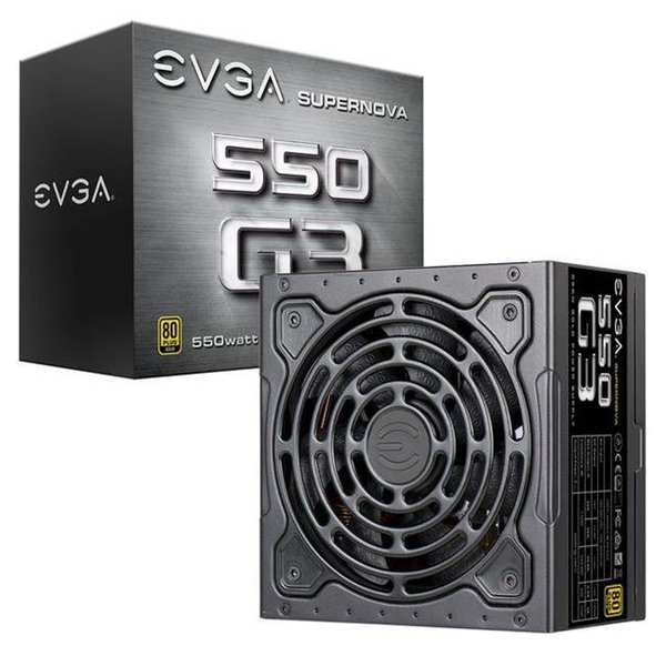 Evga Corporation EVGA 220-G3-0550-Y1 SuperNOVA 550 G3 Power Supply 220-G3-0550-Y1